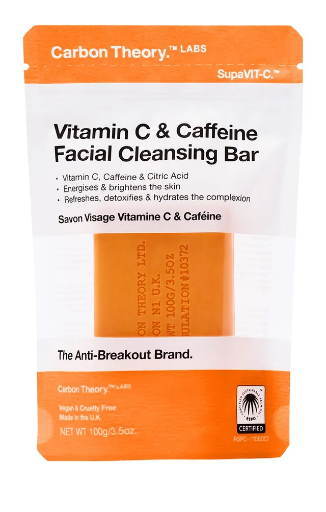 Carbon Theory detergente solido viso vitamina C 150 g