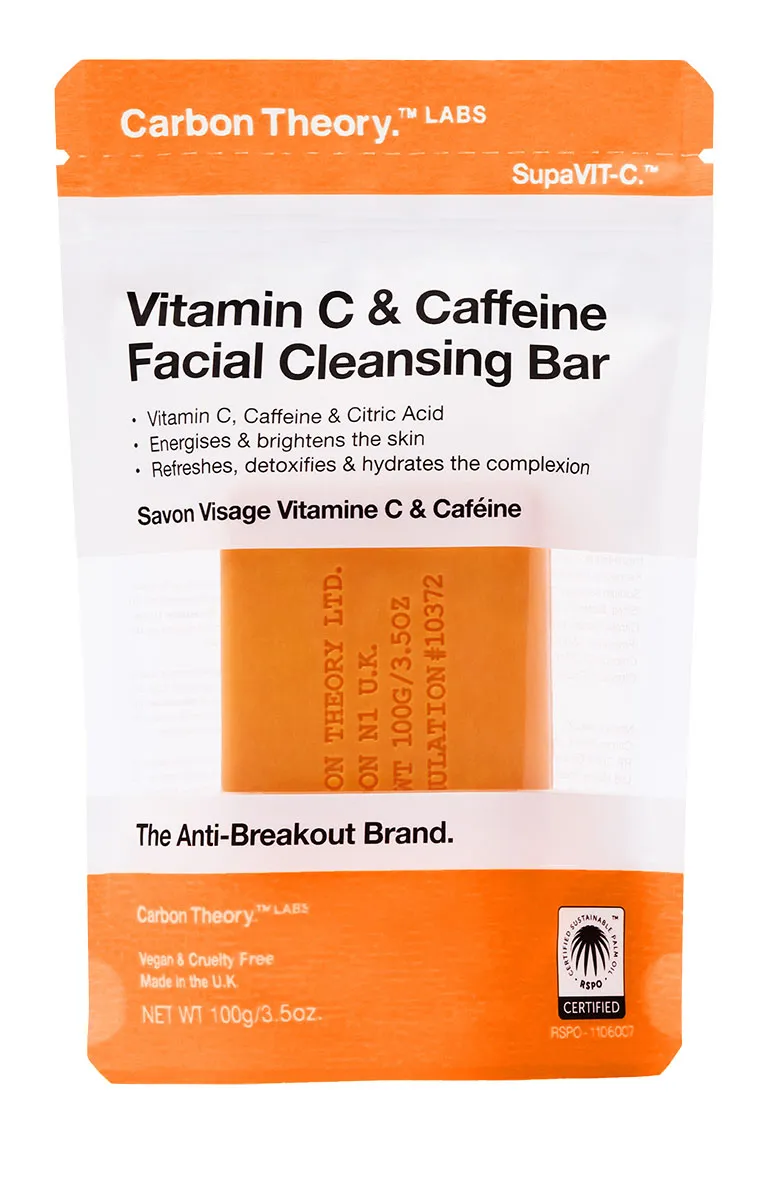 Carbon Theory detergente solido viso vitamina C 150 g