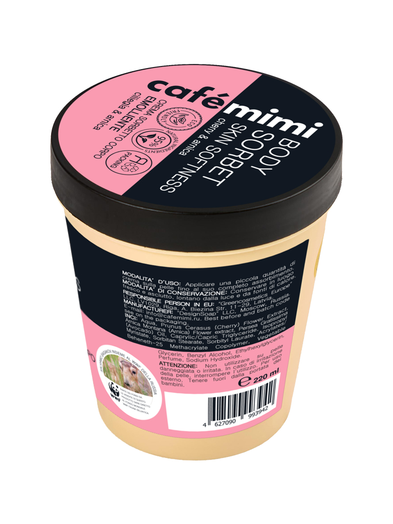 Café Mimi Sorbetto crema corpo ciliegia avocado 220 ml