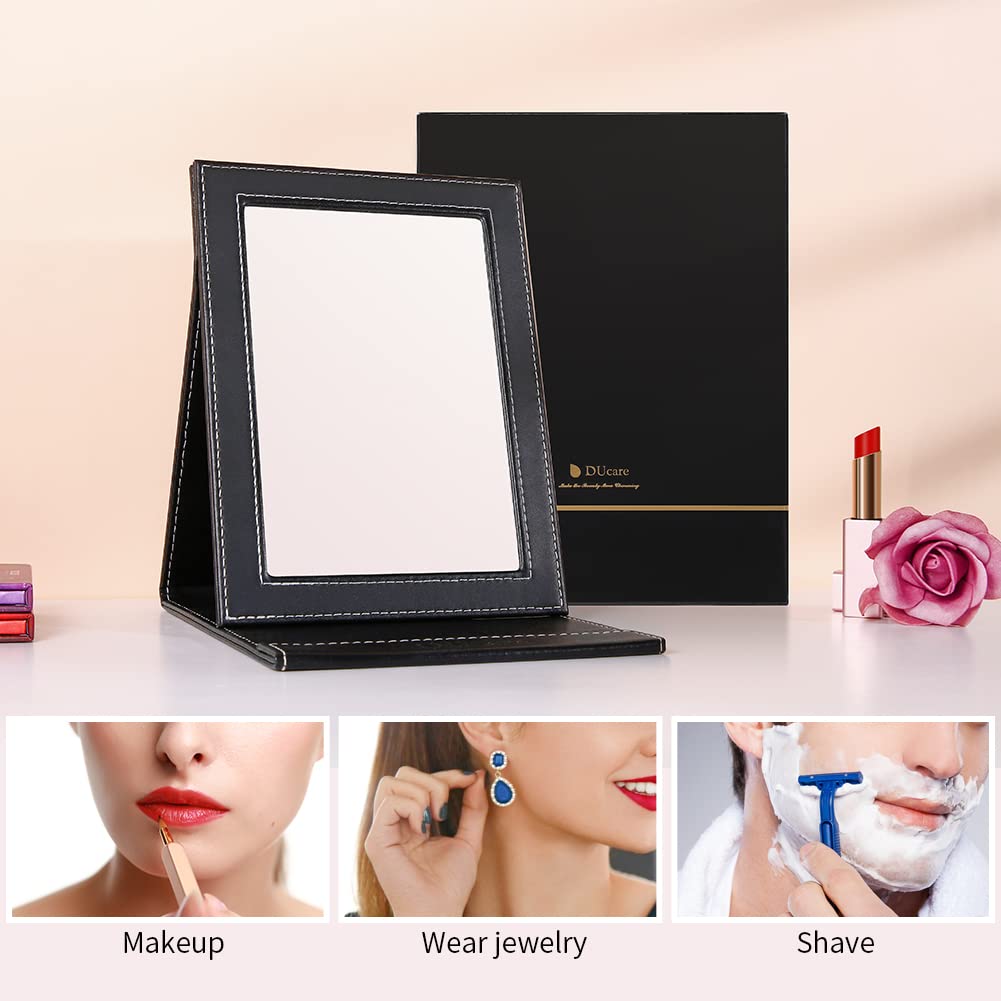 DUcare Specchio Trucco Pieghevole Portatile Grande 20,3x15,2 cm