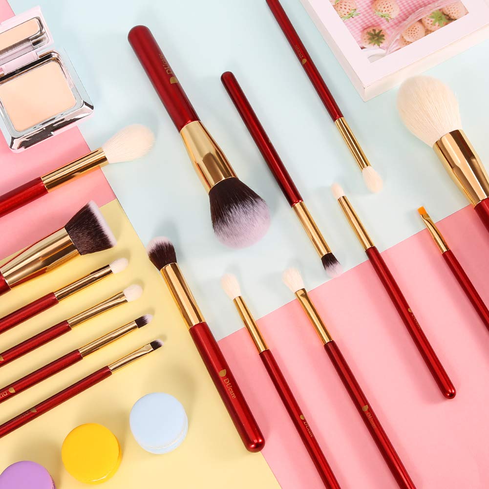 DUcare Set 15 Pennelli Trucco Professionali Vegani