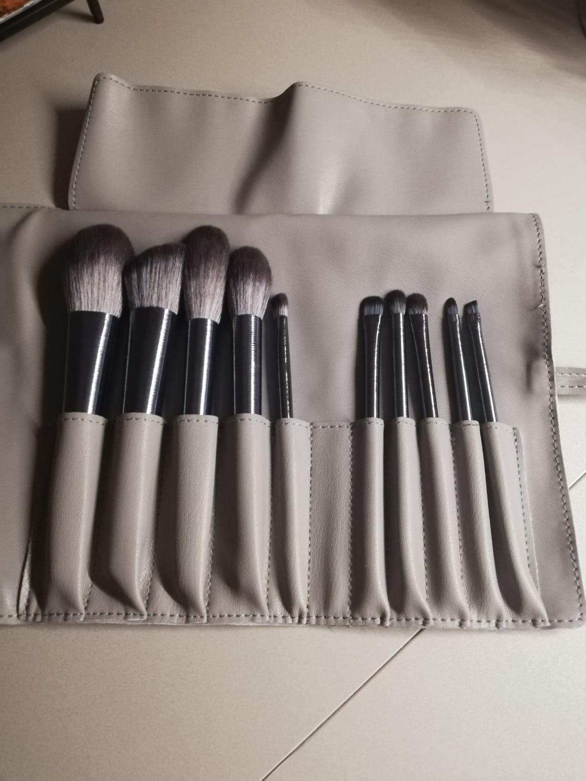 DUcare Set Pennelli Trucco 10 Pezzi Viso e Occhi Sintetici