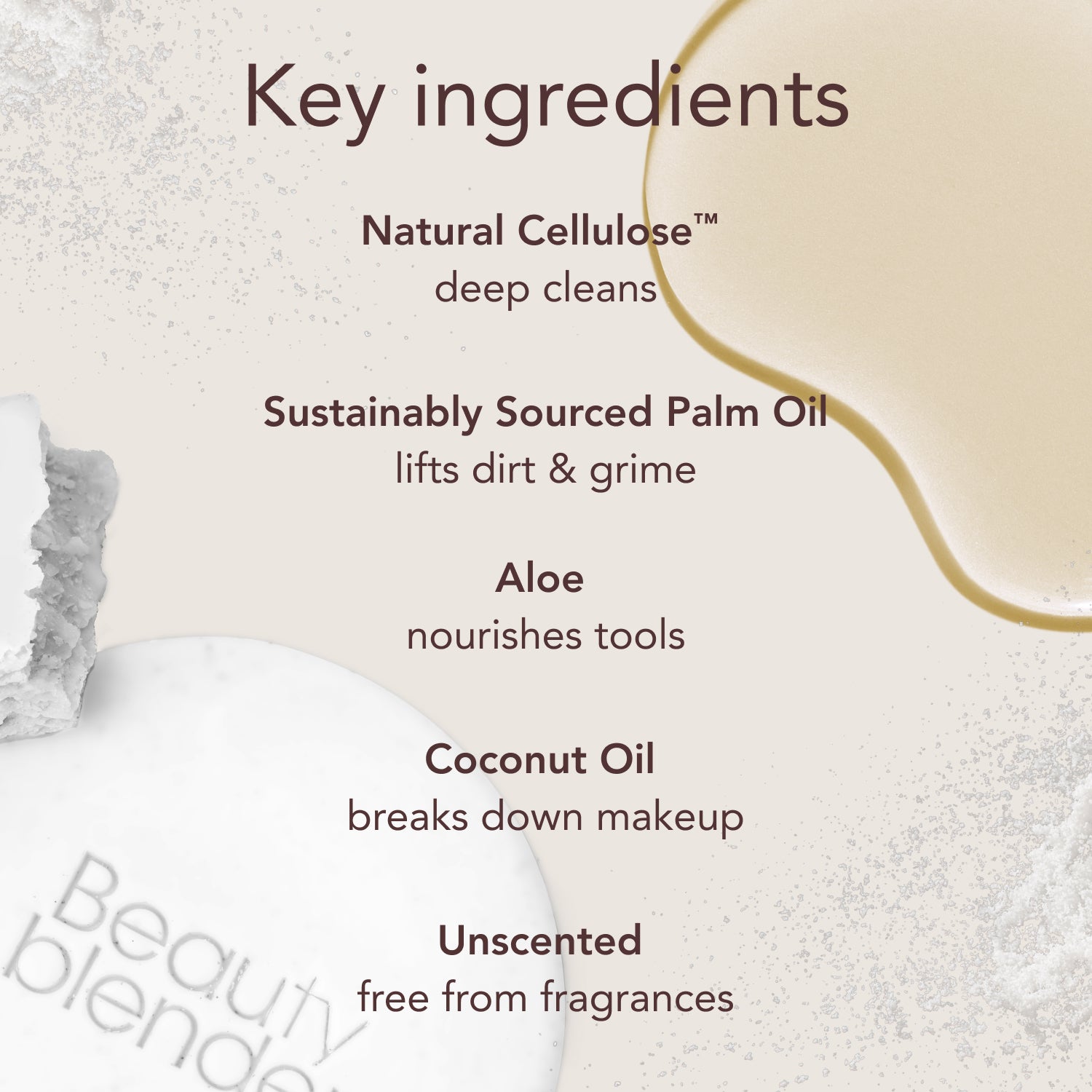 Beautyblender Tool Scrub Sapone spugne e pennelli