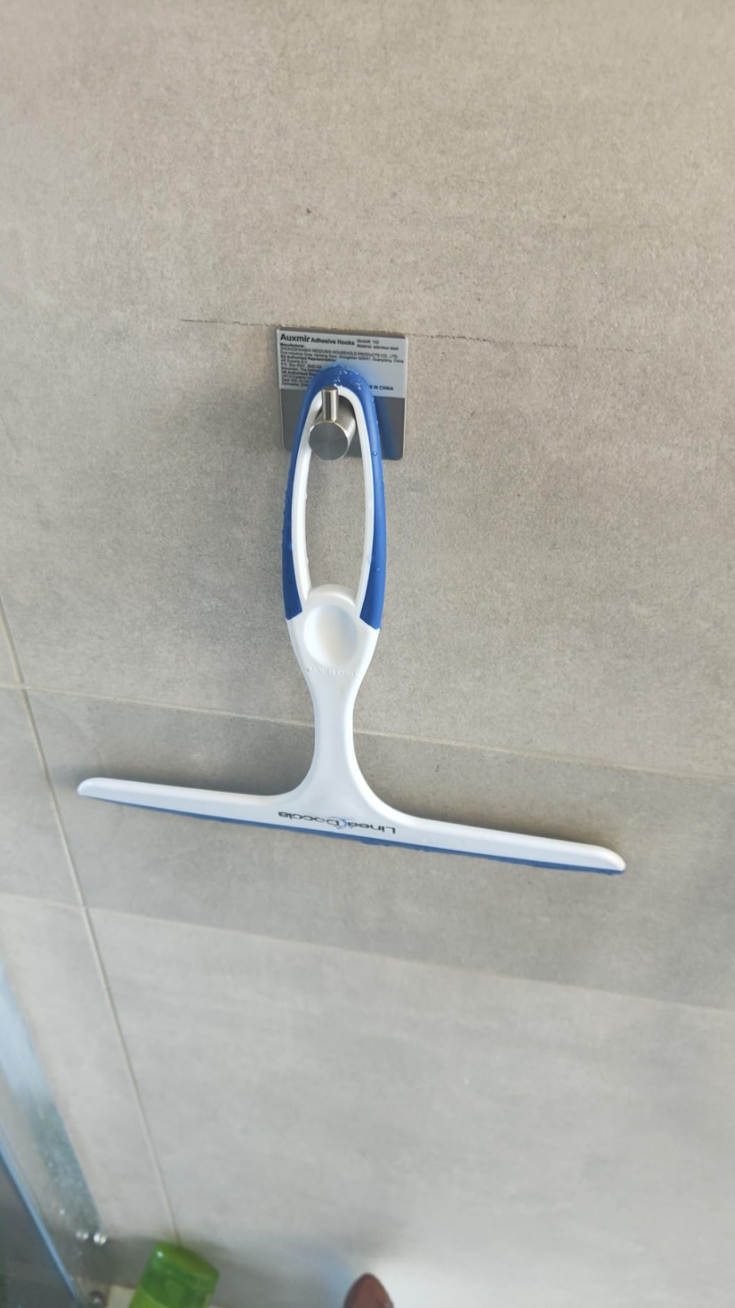 Auxmir Ganci Adesivi Argento-M 6 Pezzi Acciaio Inox