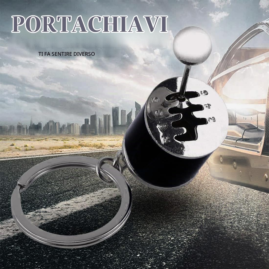 SJBAUTYO Portachiavi Auto Decorativi 3 Pezzi