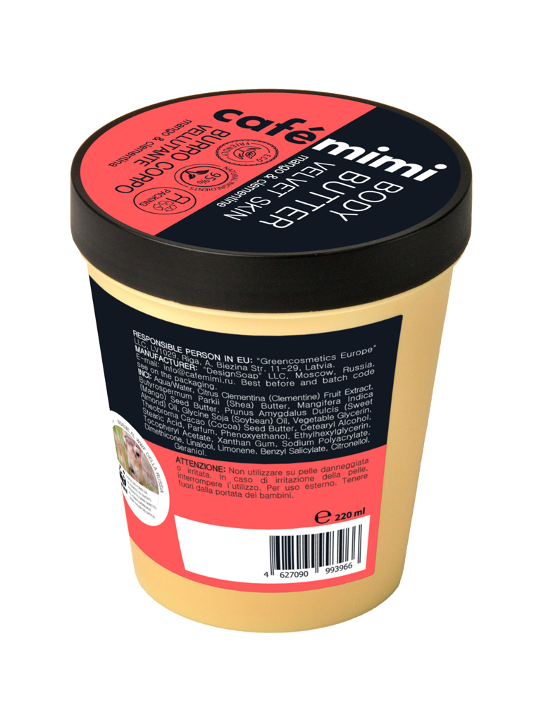 Café Mimi Burro Corpo Vellutante 220ml mango e karité