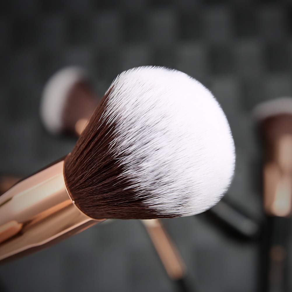 Ducare Set 9 Pennelli Trucco Occhi Kabuki Sintetici