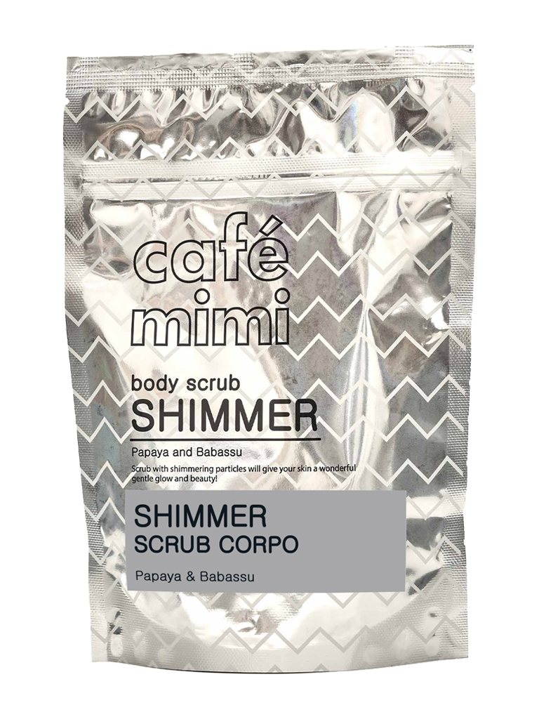 Café Mimi Shimmer Scrub Corpo Papaya Babassu 150 g