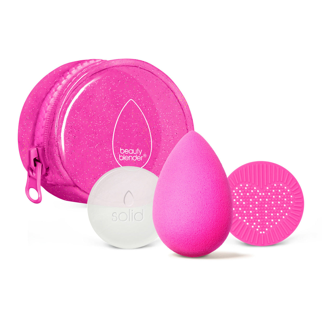 Beautyblender Besties Glitter Blend Cleanse set 4 pezzi pulizia