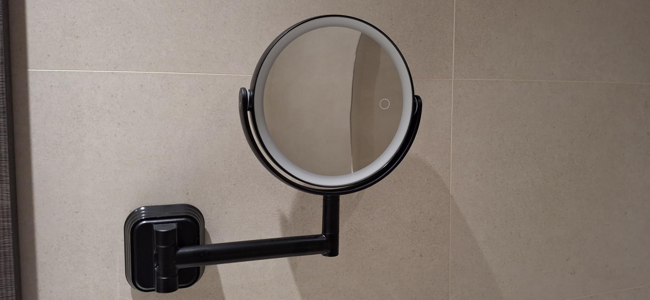 Auxmir Specchio Trucco LED da Parete 30X/1X nero