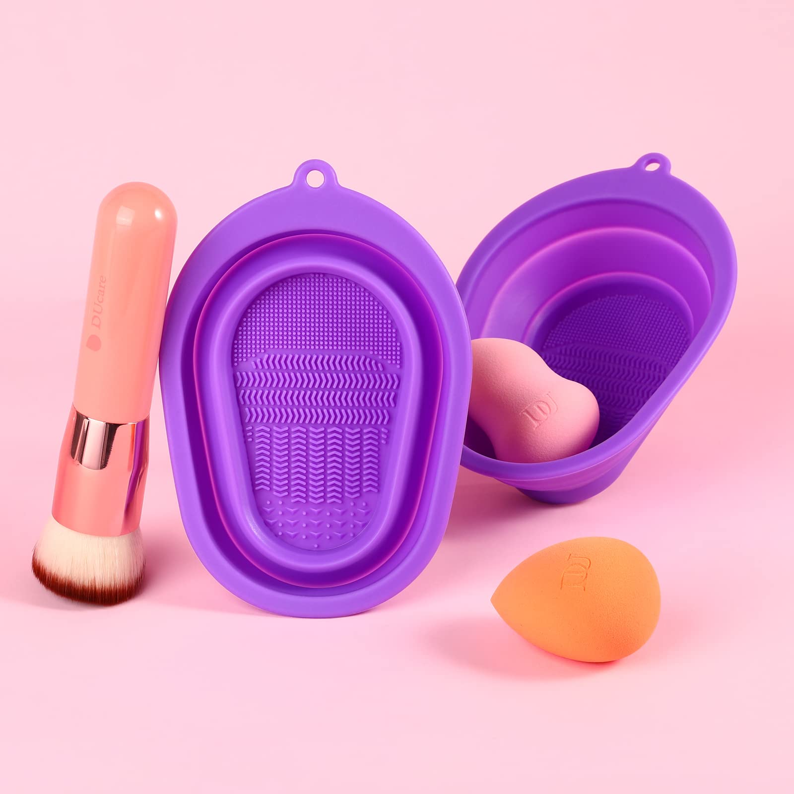 DUcare Tappetino Pulizia Pennelli Silicone Pieghevole