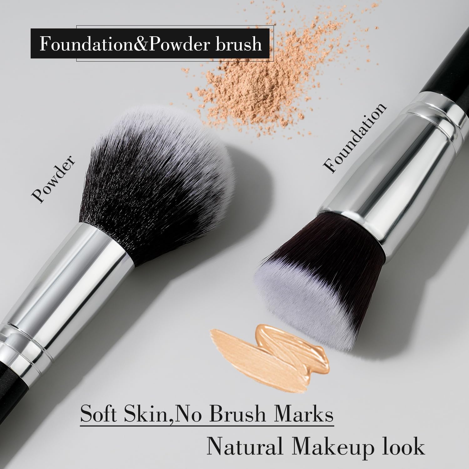 BEILI Set Pennelli Trucco 30 Pezzi Viso e Occhi Pelo Capra