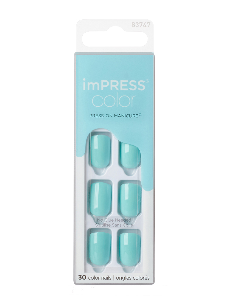 KISS imPRESS Color Mint To Be unghie finte menta
