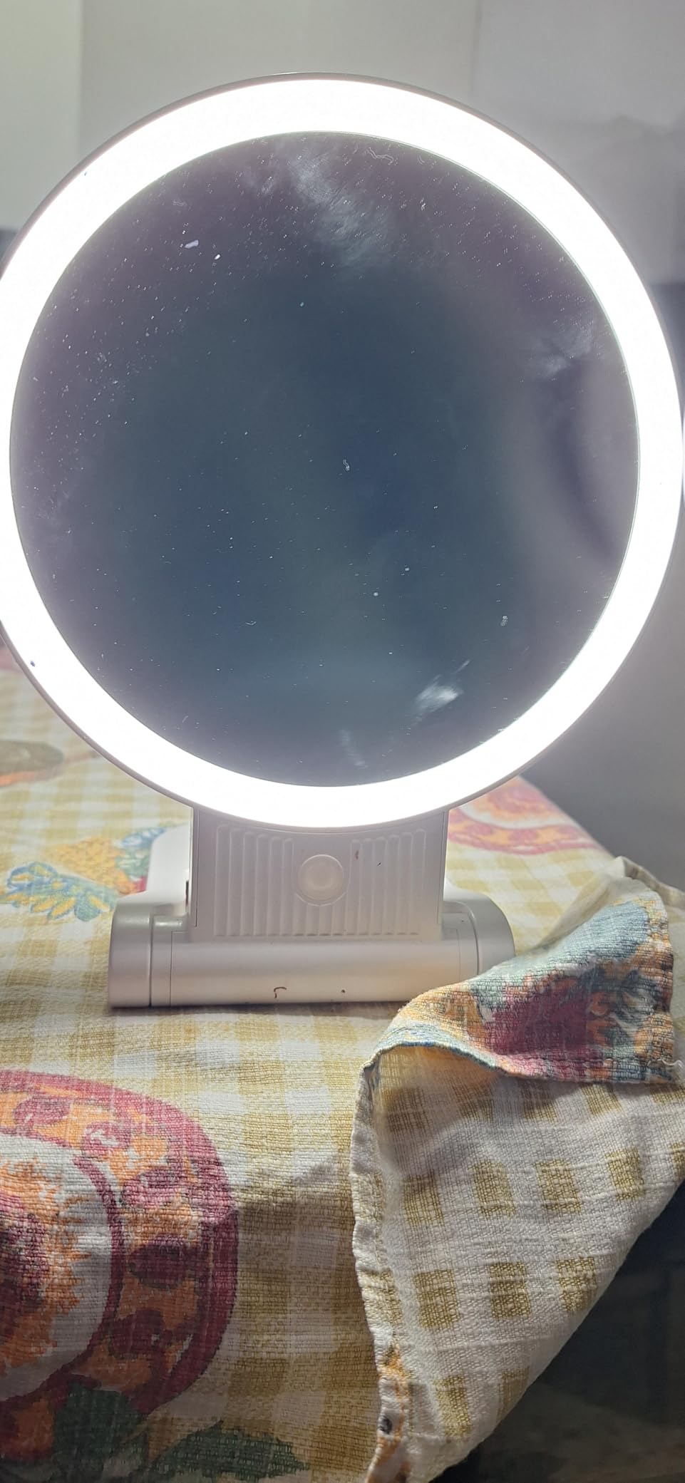 Auxmir Specchio Trucco LED 20X/1X Bianco Ricaricabile
