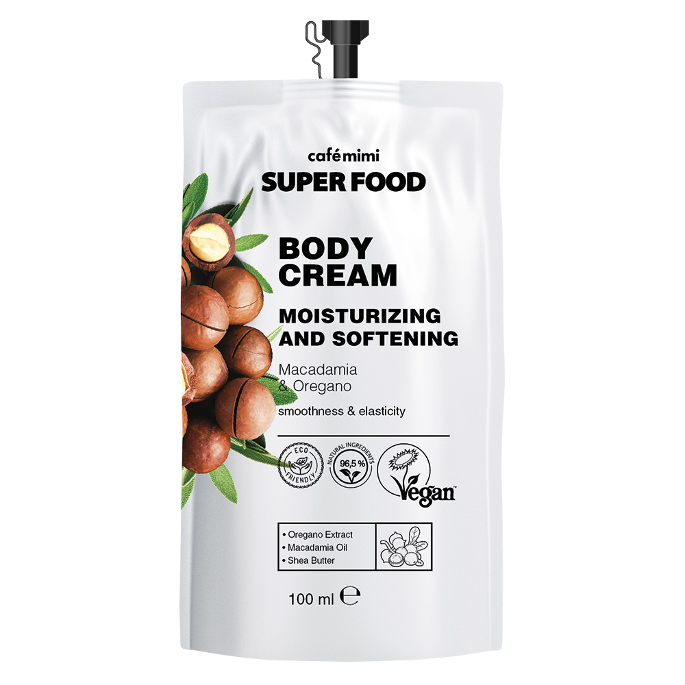 Café Mimi crema corpo idratante macadamia origano 100 ml