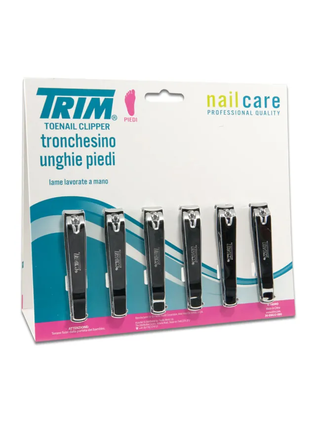 Simca 4-100 M tronchesino unghie piedi Deluxe display 12 pezzi