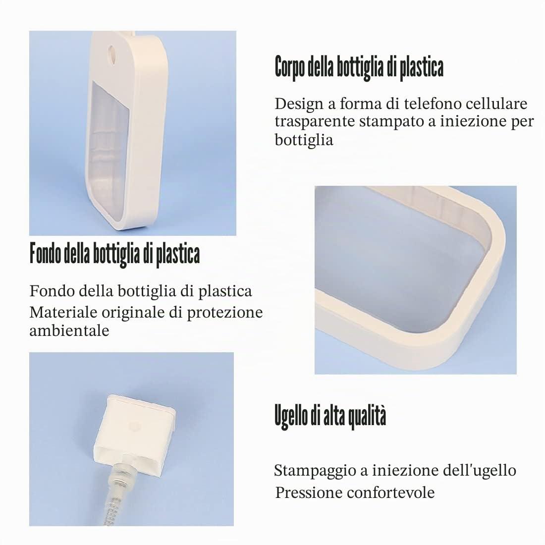 SJBAUTYO Bottigliette Spray Profumo 6 Pezzi 45 ml