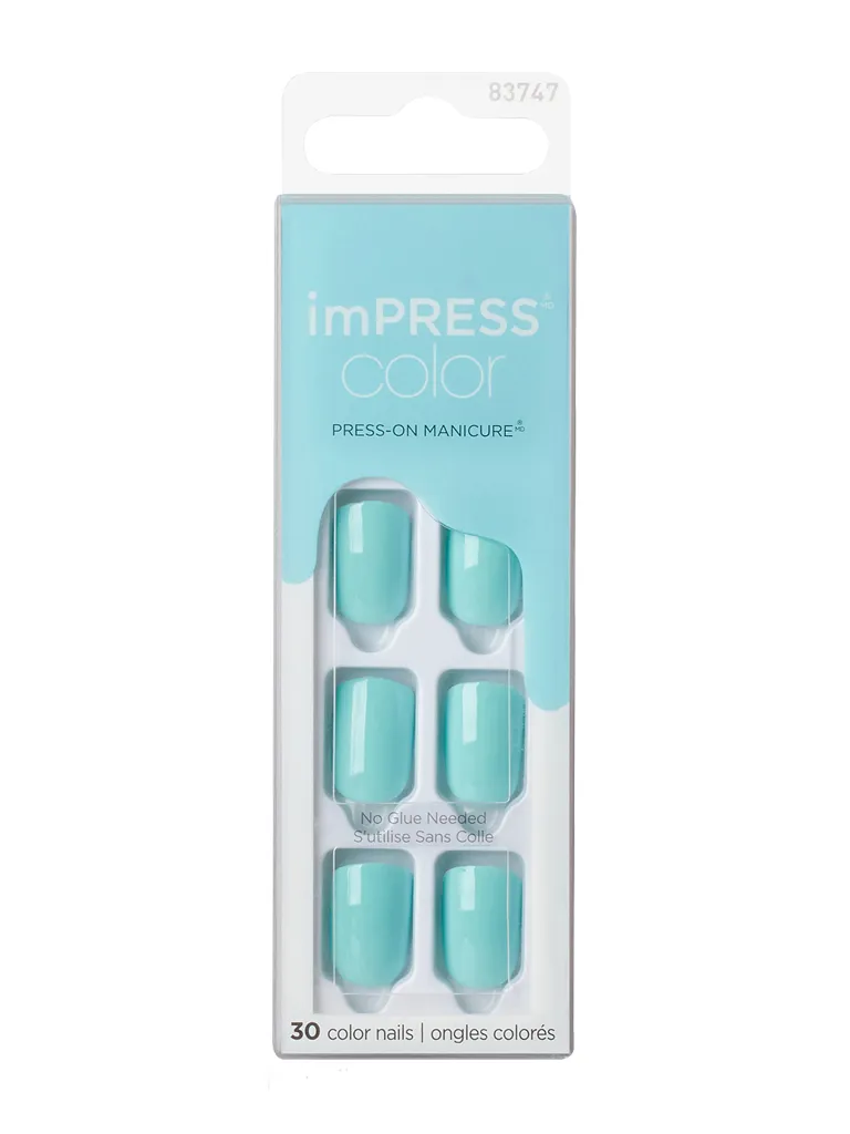 KISS imPRESS Color Mint To Be unghie finte menta