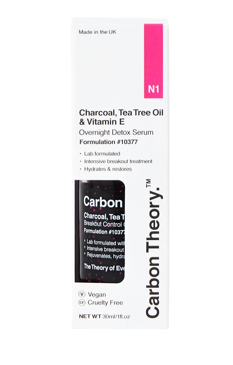 Carbon Theory 2264 siero notte detox carbone 30 ml