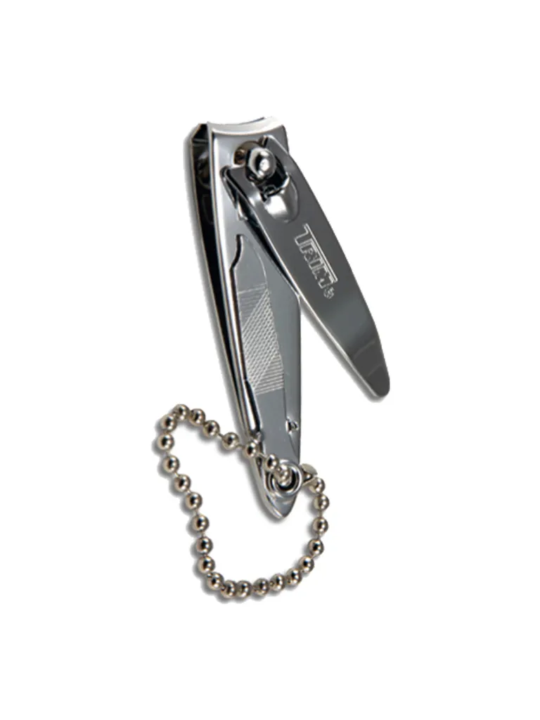 Trim Tronchesino Unghie Mani Acciaio con Catenella