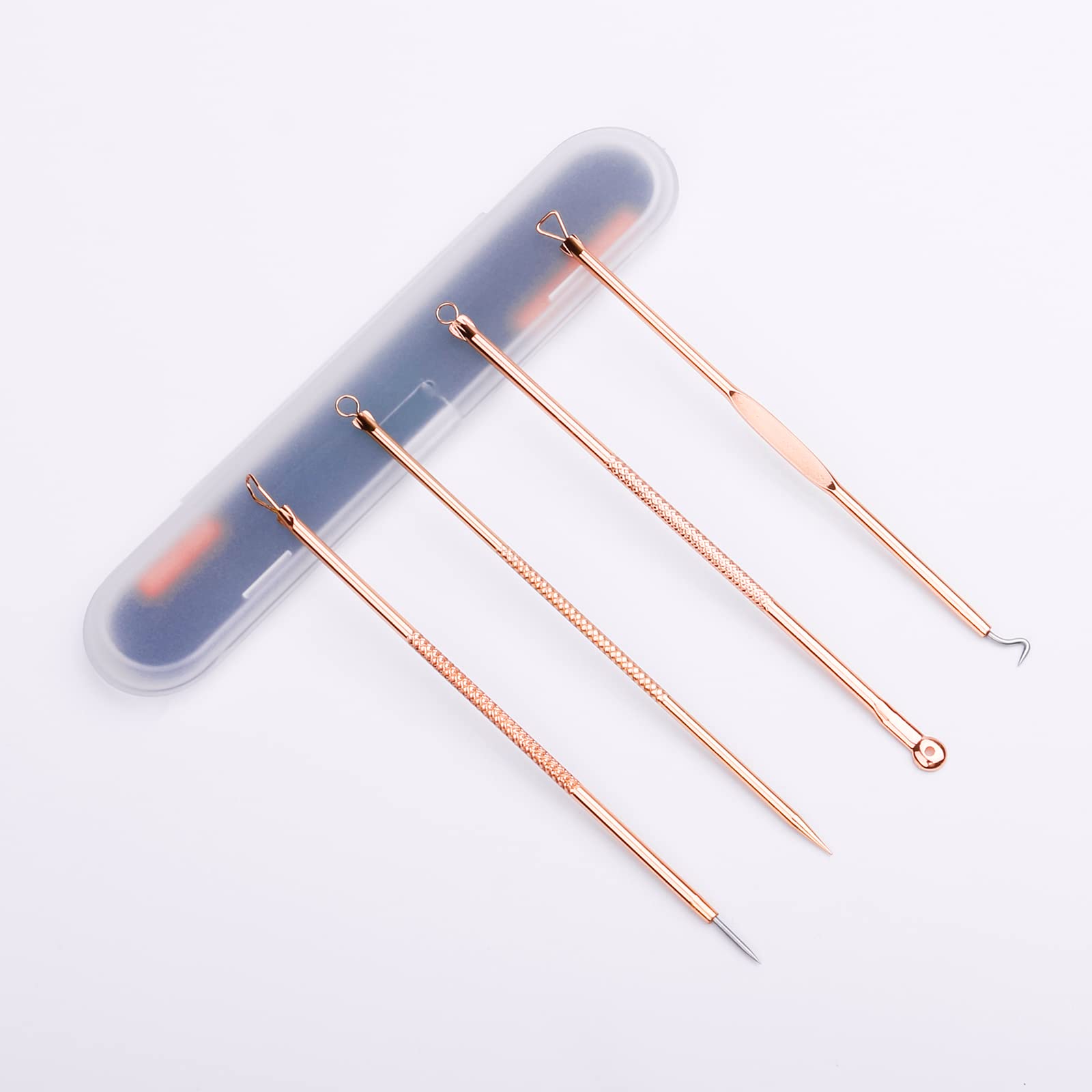 DUcare Set 4 Pezzi Estrattore Punti Neri Oro Acciaio Inox