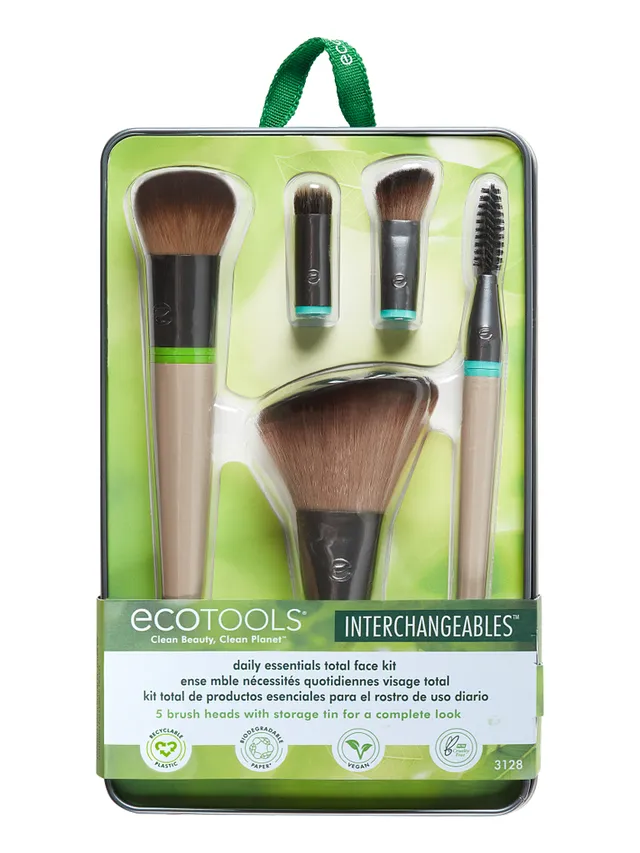 EcoTools Interchangeables Daily Essentials Total Face Kit pennelli