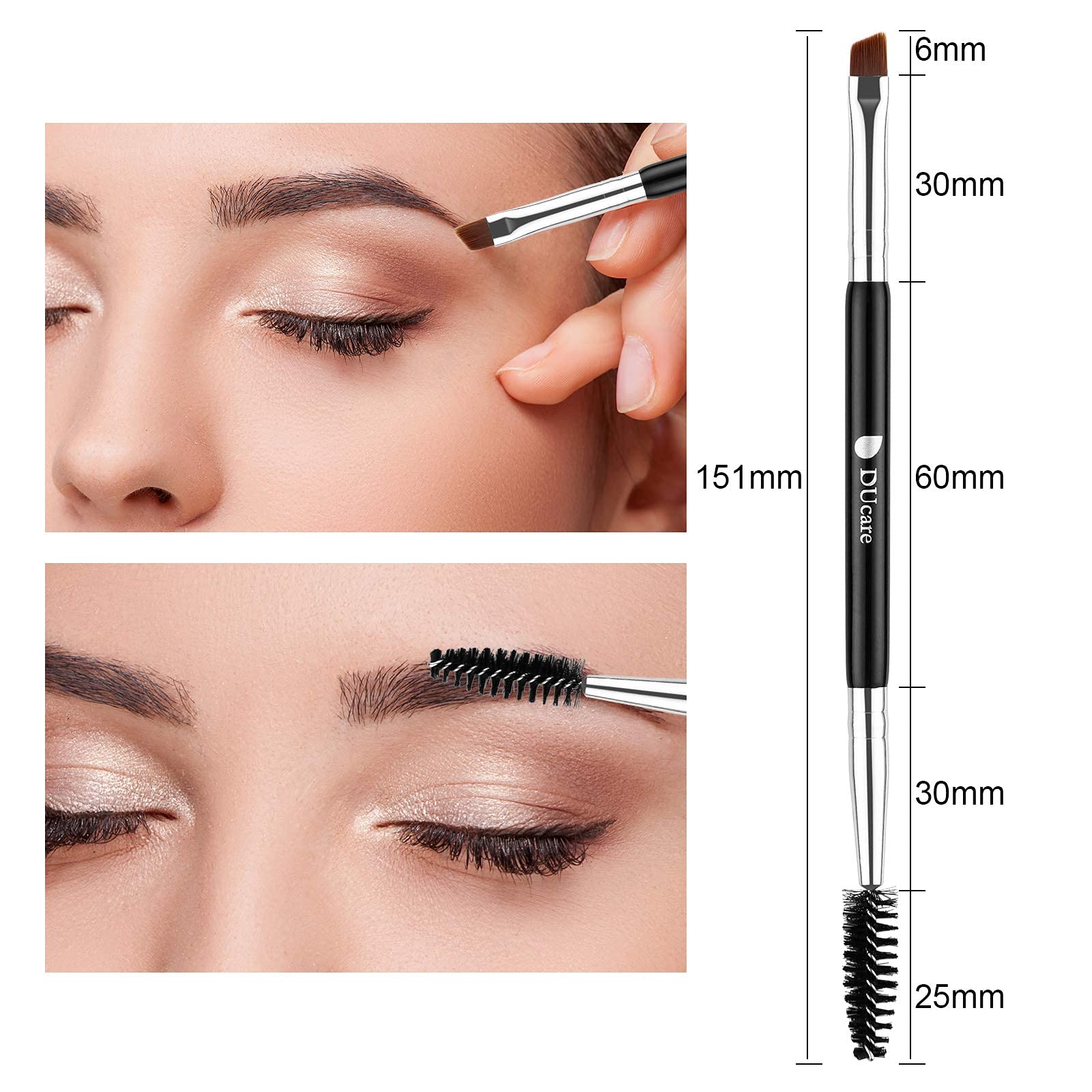 DUcare Kit Sopracciglia 5 in 1 con Pinzetta e Rasoio