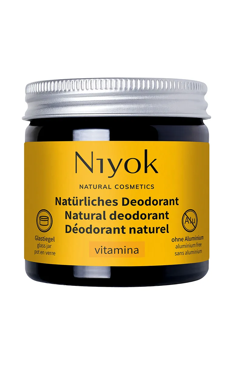 Niyok Natural Deodorant deodorante naturale 40 ml vitamina