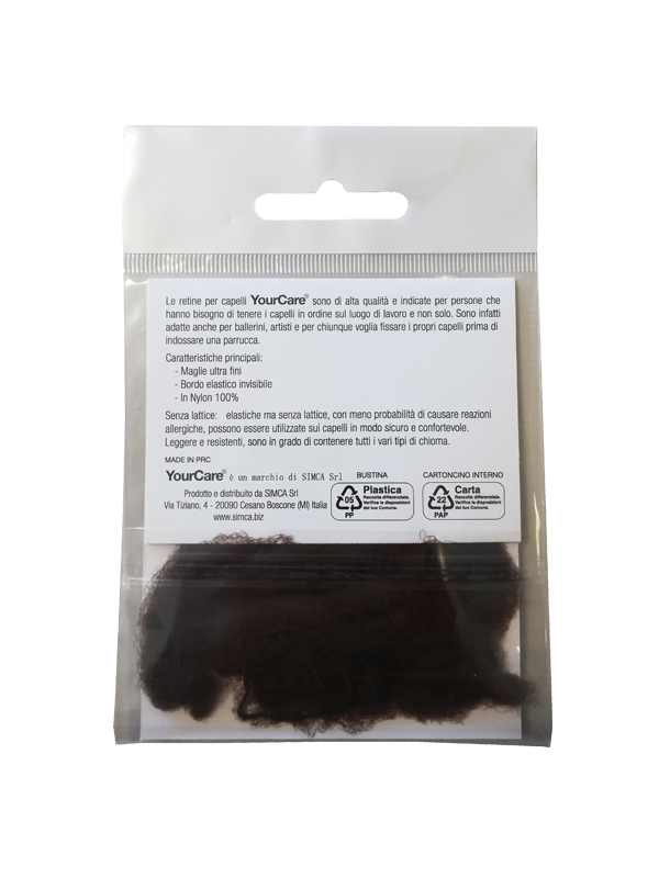 Simca YourCare Retina Invisibile 5043.4 capelli castano scuro 2 pezzi