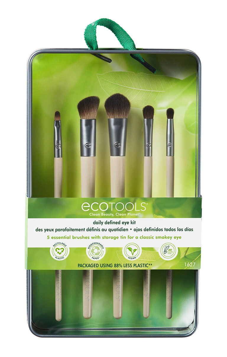 EcoTools Daily Defined Eye Kit set pennelli occhi in bambù