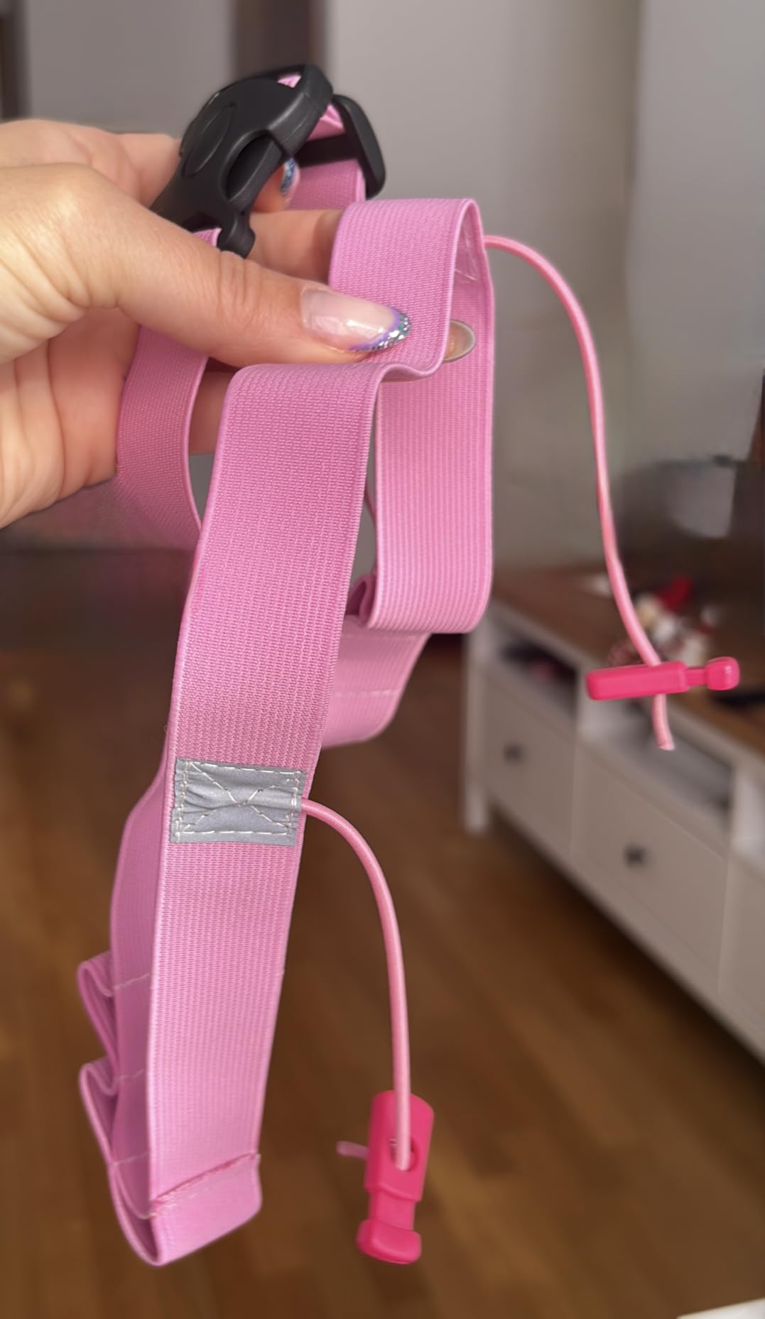 SJBAUTYO Cintura Porta Pettorale Corsa Nera 1 Pz Elastica