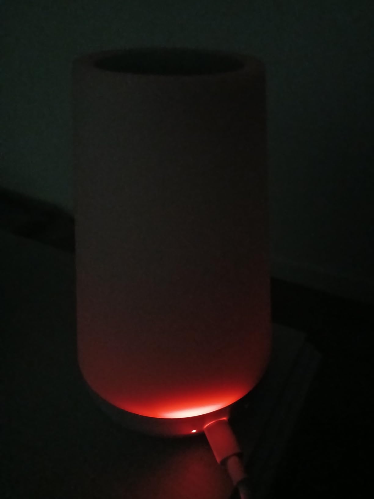 Auxmir Lampada da Comodino Touch Marrone LED RGB Ricaricabile