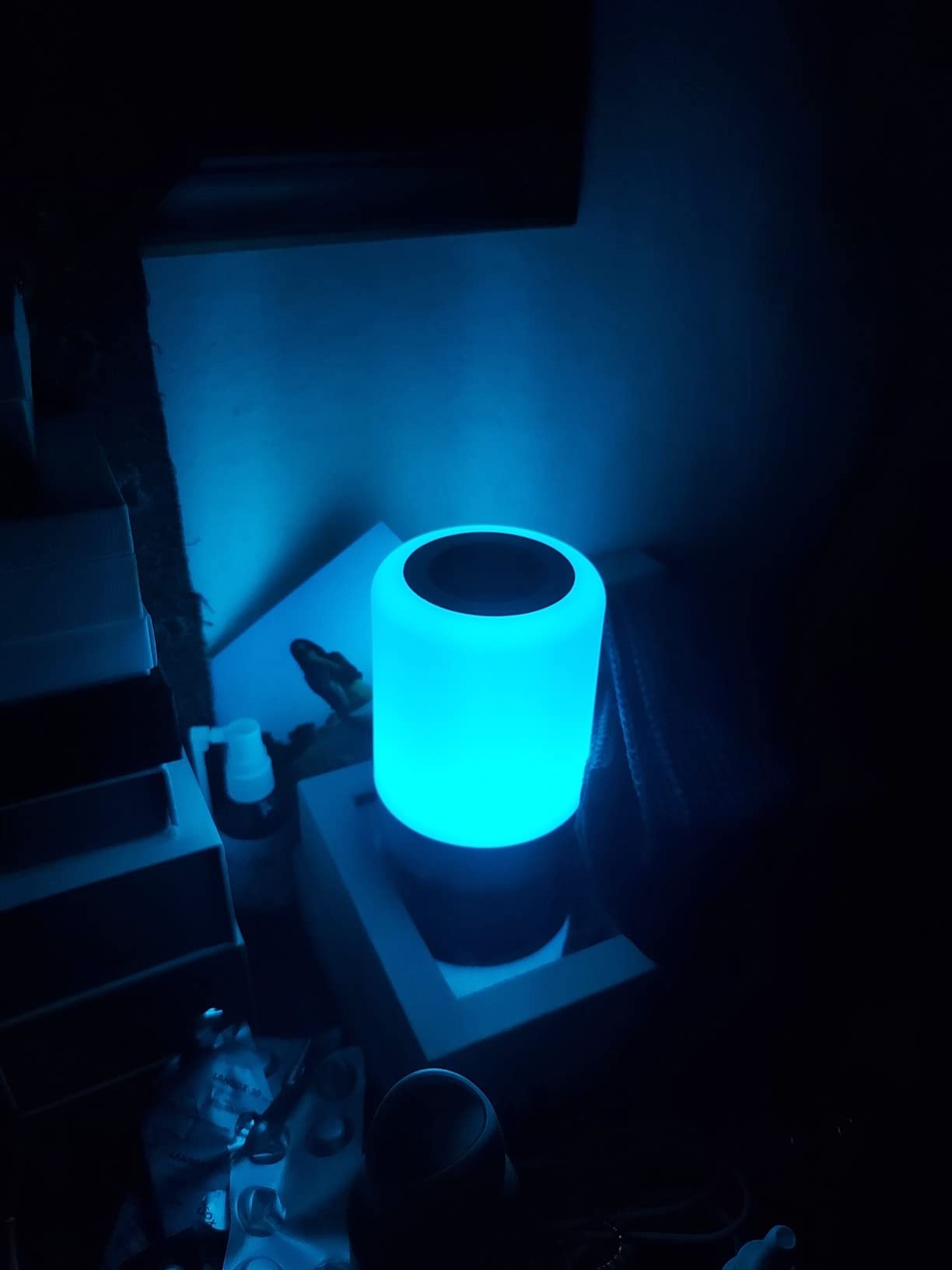 Auxmir Lampada comodino LED 8 colori touch