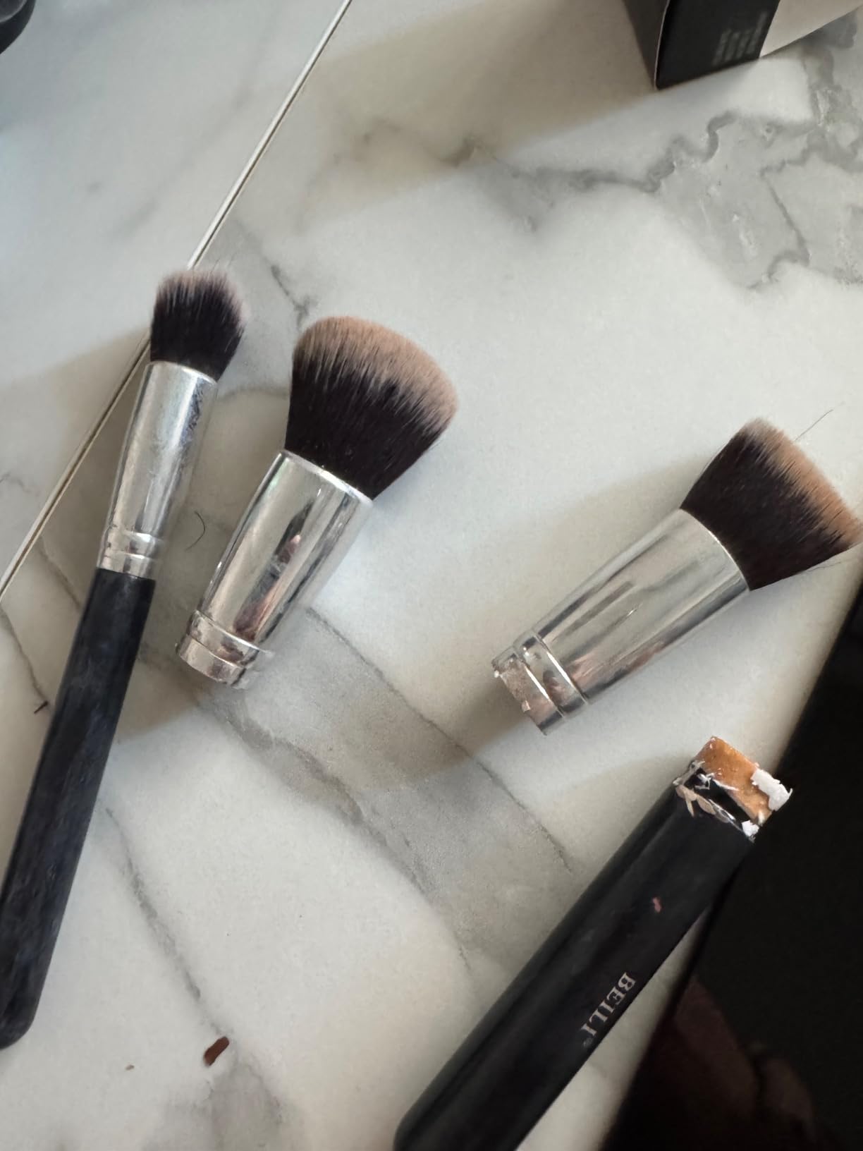 BEILI Set Pennelli Trucco 30 Pezzi Viso e Occhi Pelo Capra
