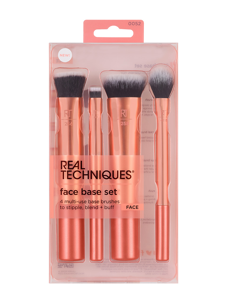 Real Techniques Face Base Set pennelli viso 4 pezzi