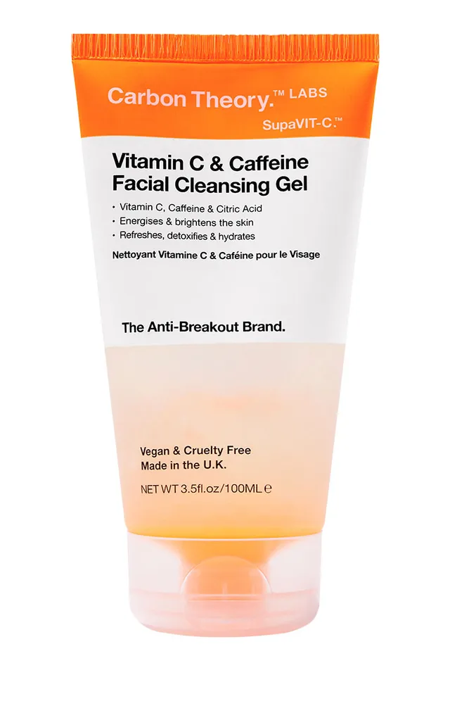 Carbon Theory Vitamin C Caffeine Gel Detergente Viso 100 ml