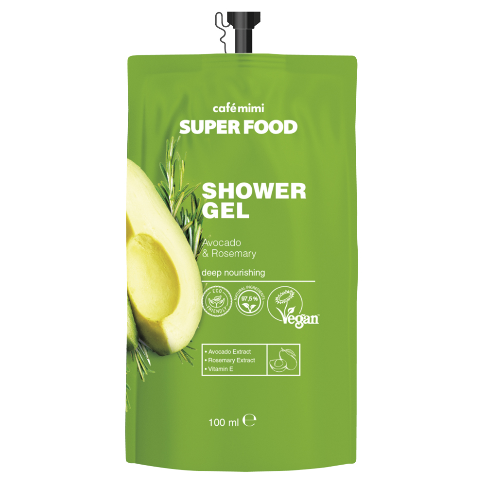 Café Mimi Avocado Rosmarino gel doccia nutrimento 100 ml