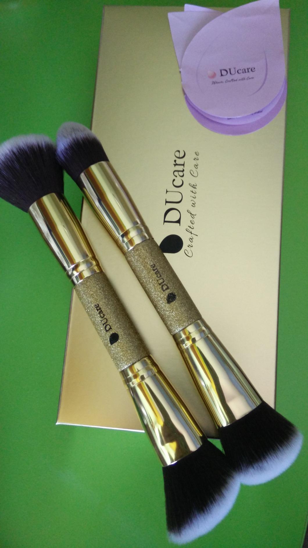 Ducare Pennello Fondotinta Doppia Testa 2 Pezzi Glitter
