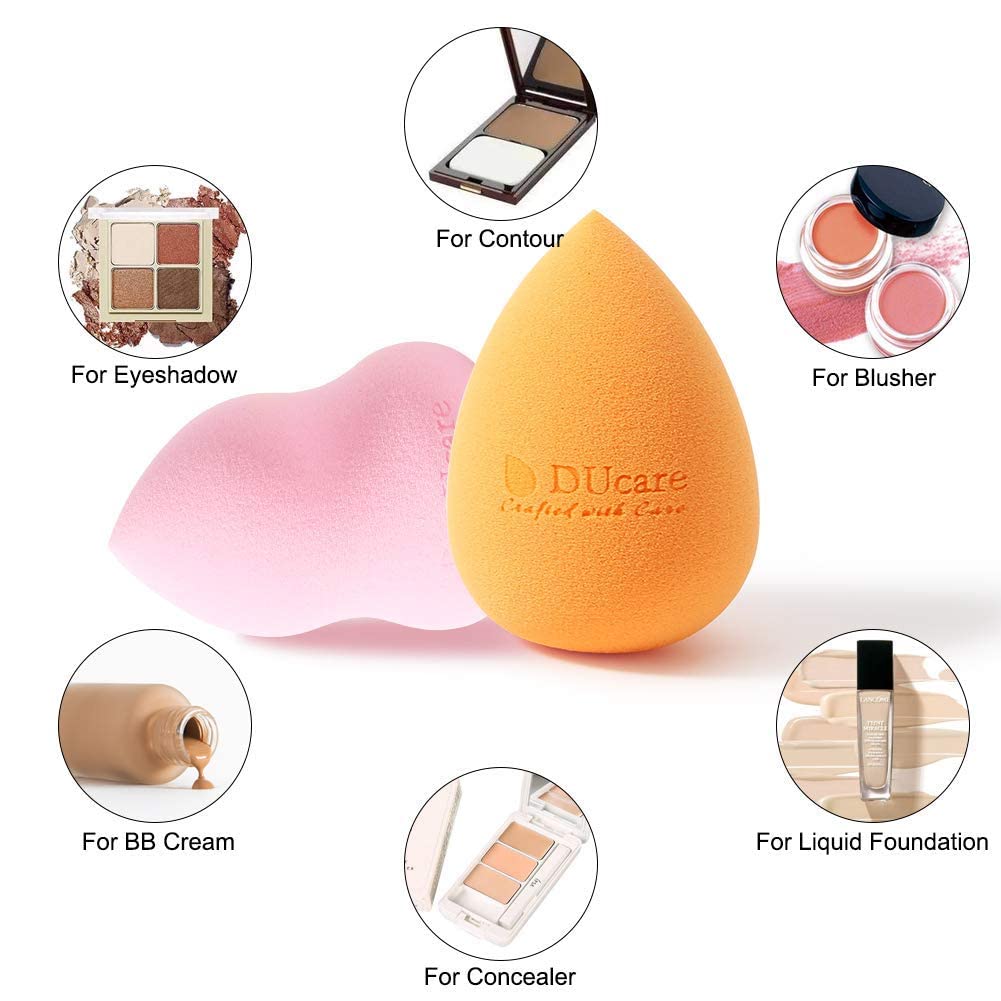 DUcare Spugnette Make Up 4 Pezzi + Sapone Senza Lattice