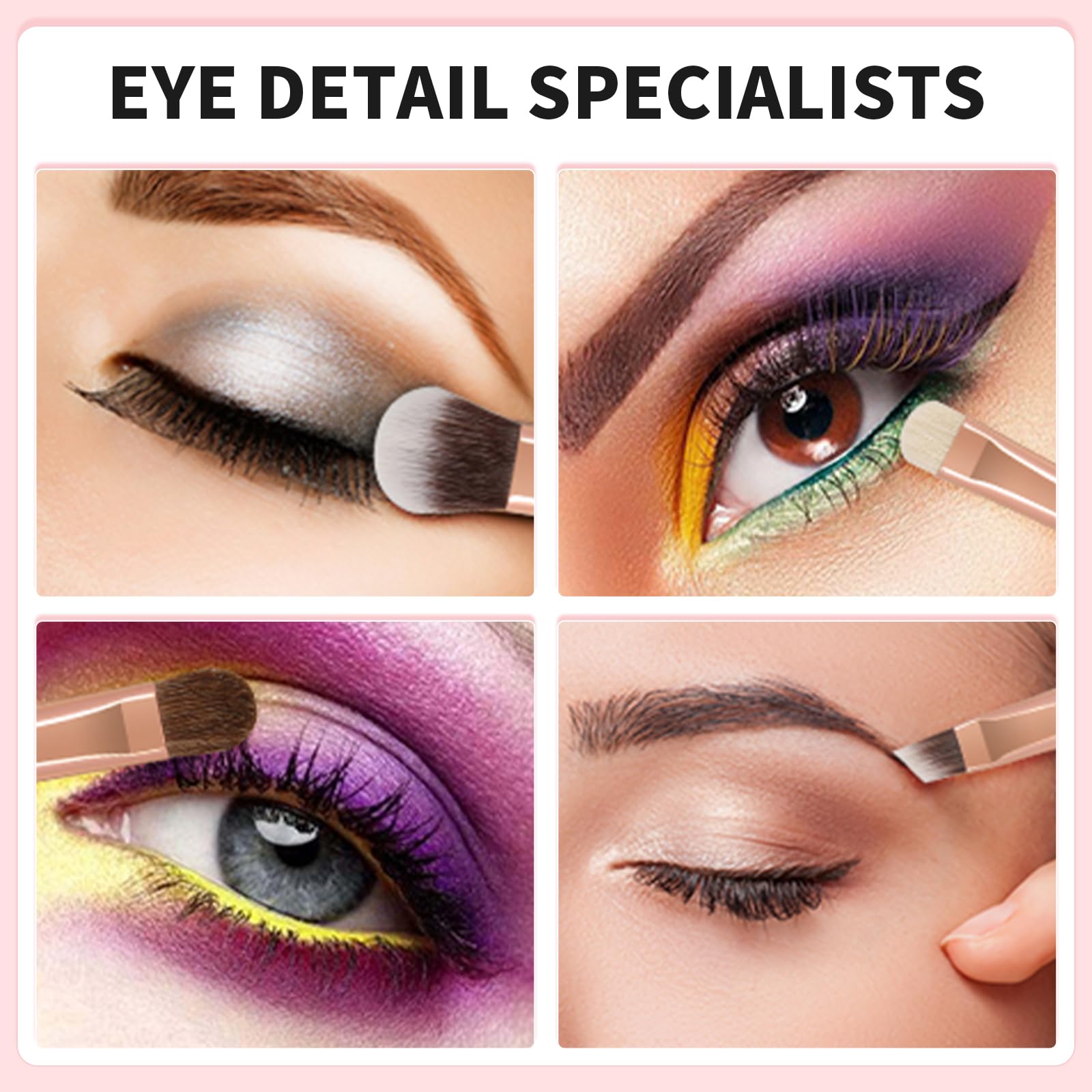 DUcare Kit 15 Pennelli Occhi Ombretto Eyeliner