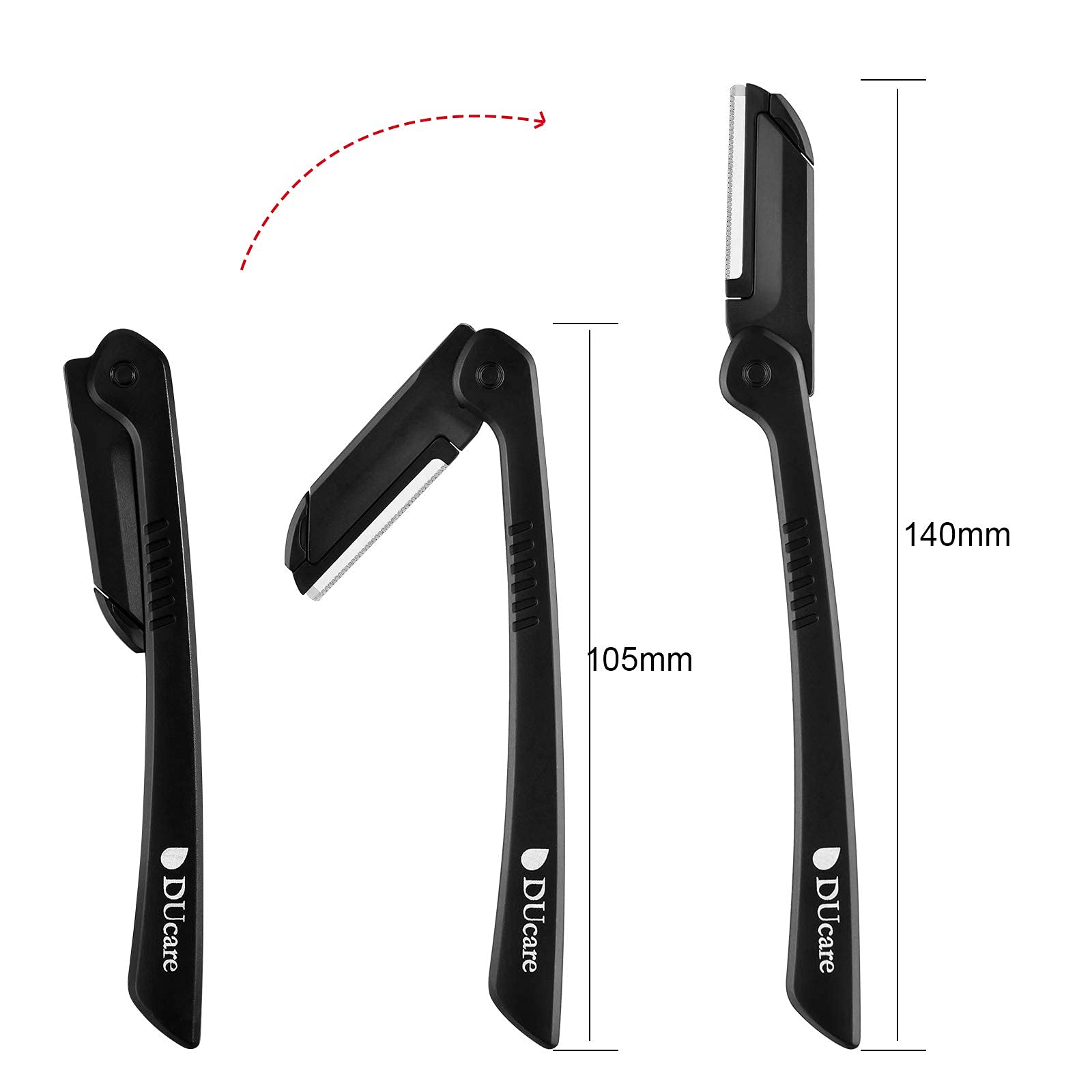 DUcare Kit Sopracciglia 5 in 1 con Pinzetta e Rasoio