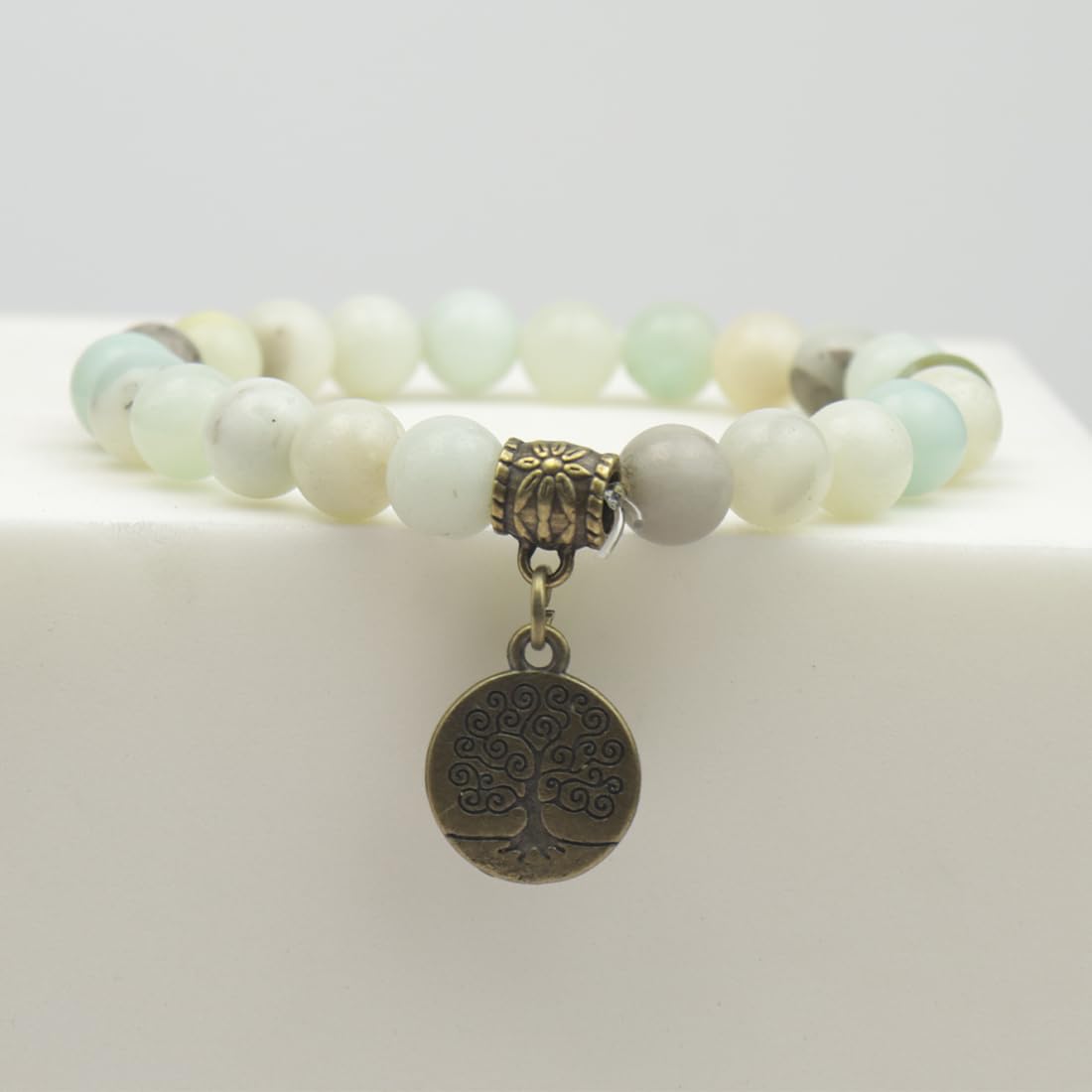 SJBAUTYO Set 2 Bracciali Chakra Pietra Lavica