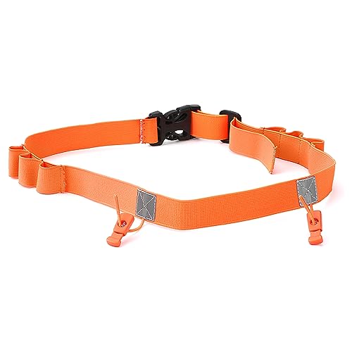 SJBAUTYO Cintura Portanumero Running Arancione Regolabile