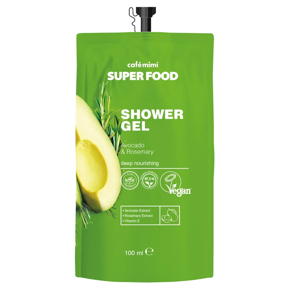 Café Mimi Avocado Rosmarino gel doccia nutrimento 100 ml