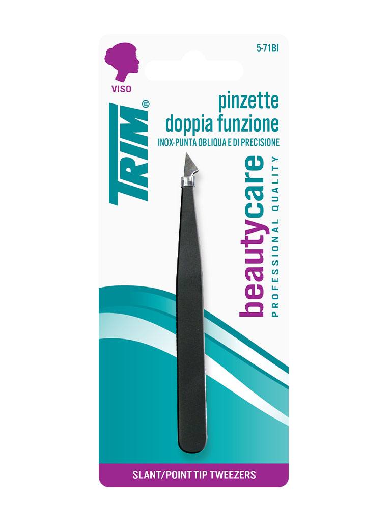 Simca Trim pinzette doppia funzione INOX obliqua