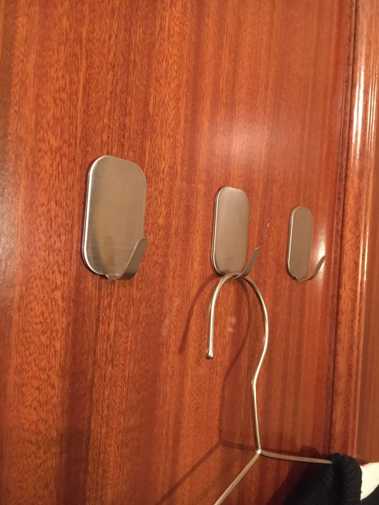 Auxmir Ganci Adesivi Acciaio Inox Argento 4 Pezzi