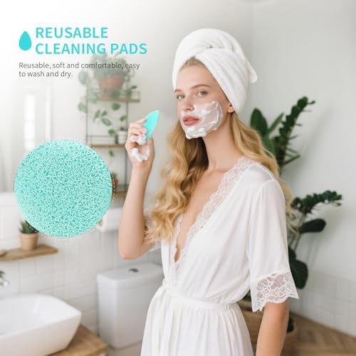 DUcare Set Maschera Viso Silicone 4 Pezzi Verde