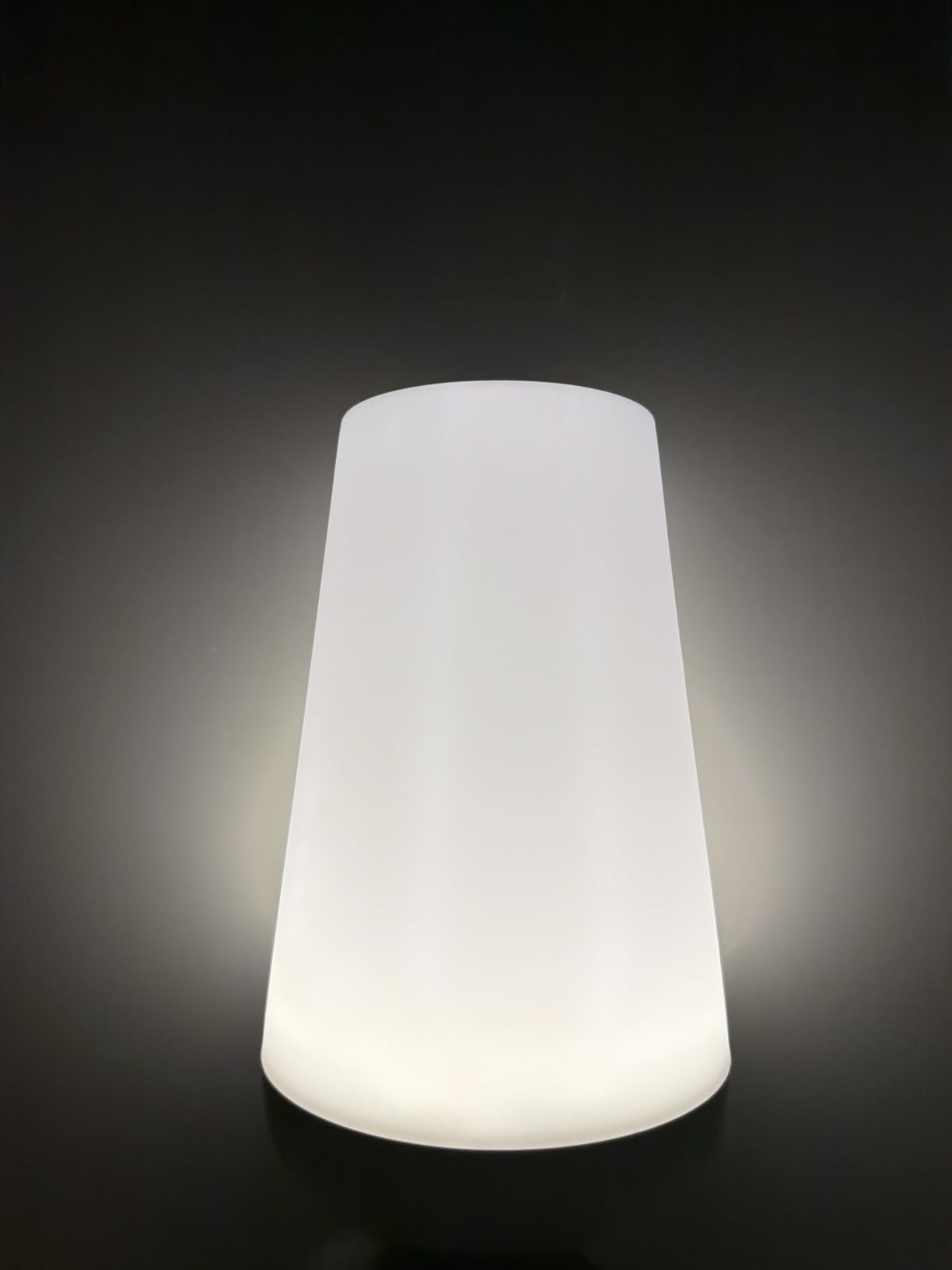 Auxmir Lampada da Comodino Touch Marrone LED RGB Ricaricabile