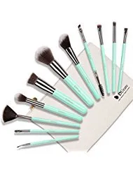 DUcare Set 11 Pennelli Trucco Verde con Pochette