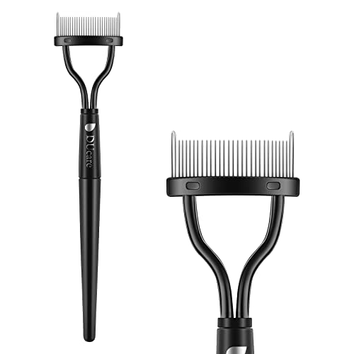 DUcare Pettine Ciglia pieghevole applicatore mascara denti metallo